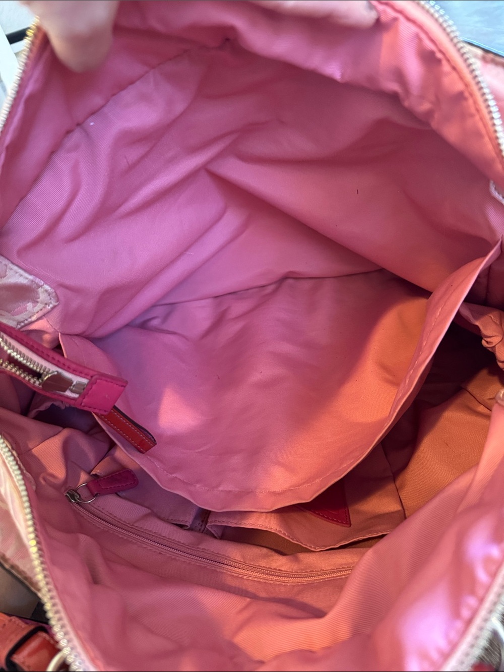 Coach y2k pink optic travel weekender bag with handtag - Picture 14 of 17